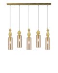 Linear Chandelier Nefeli Nefeli 111/RL 5a gold leaf-honey pendant linear light